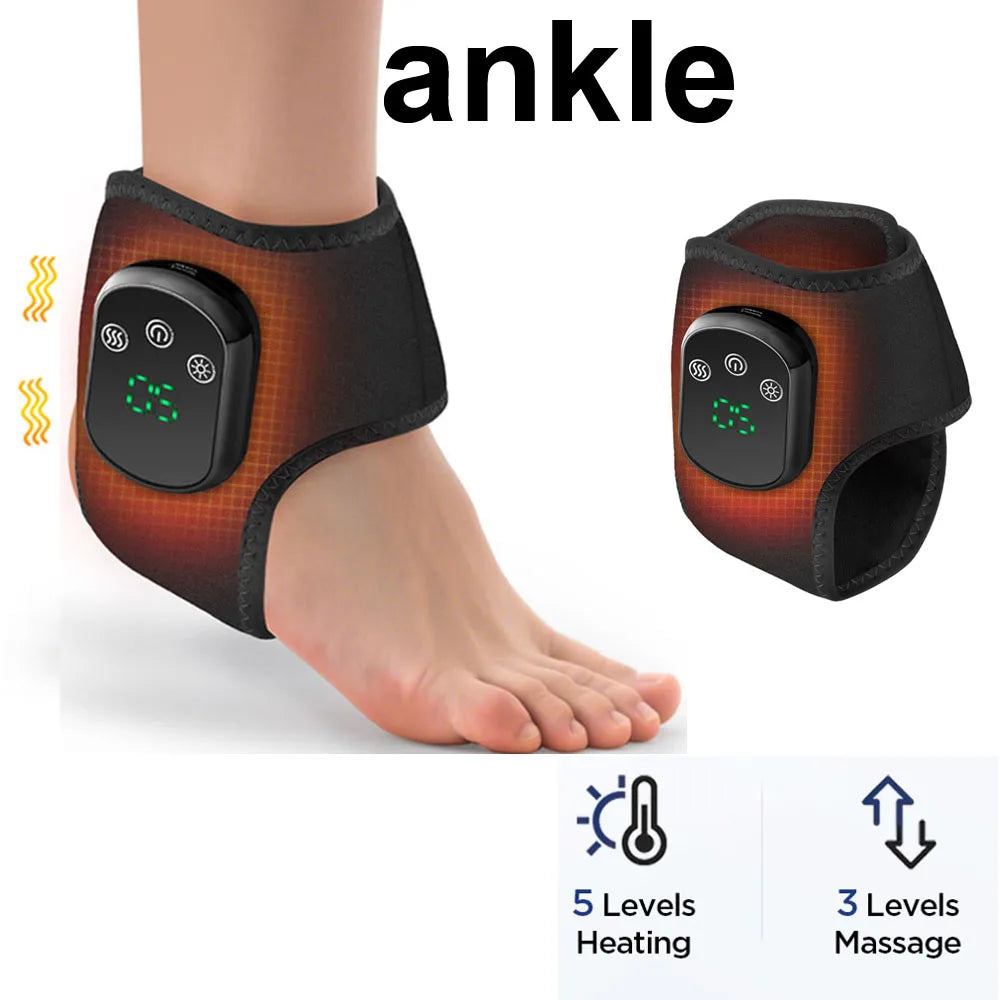 FlexiPulse™ Ankle Recovery System – Smart Air Compression Massager for Achilles Tendon Relief & Circulation Boost