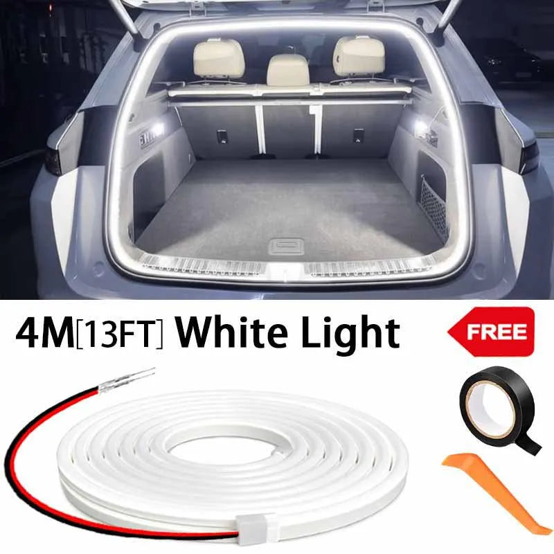 LED Trunk Ambient Light Strip with Auto-Sensing, Wire-Free Install