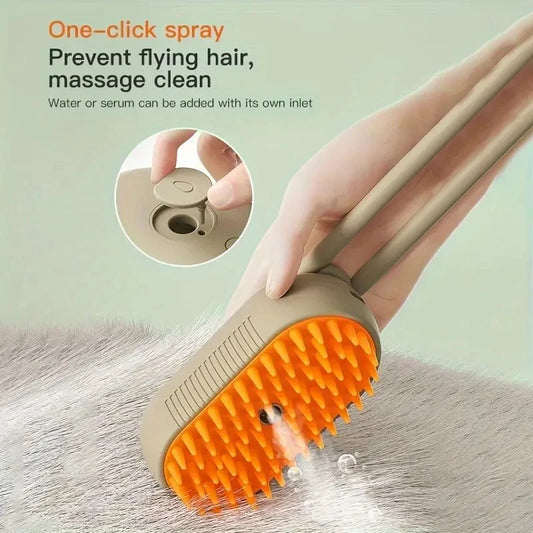 Pet Cleaning Spray Comb, Pet Undercoat Hair Removal Slicker Brush
