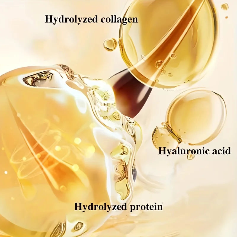 Moroccan Collagen Hair Mask With Glycerin And Biotin — Gold | KIMLUD