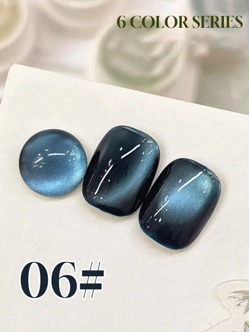 1-6PCS Bamboo Series Cat's Eye Gel Nail Polish 2025 Fall Winter