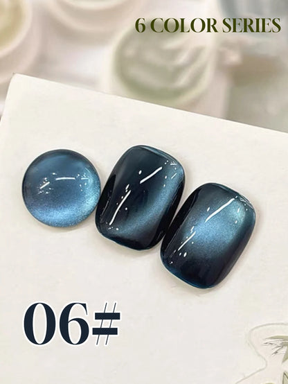 1-6PCS Bamboo Series Cat's Eye Gel Nail Polish 2025 Fall Winter