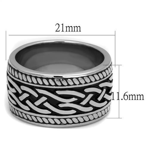 Men/Women's Stainless Steel Epoxy Rings TK2239