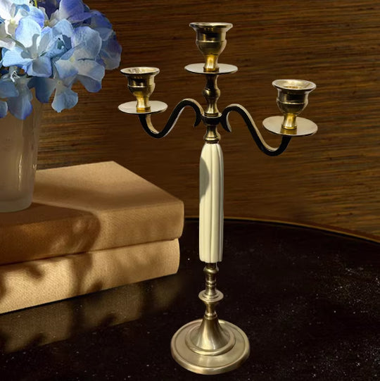 Brass Candlestick Retro Nostalgic Home Furnishings
