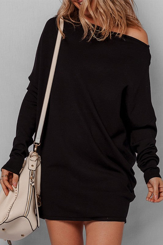 Scarlett Sleeve Shift Mini Sweater