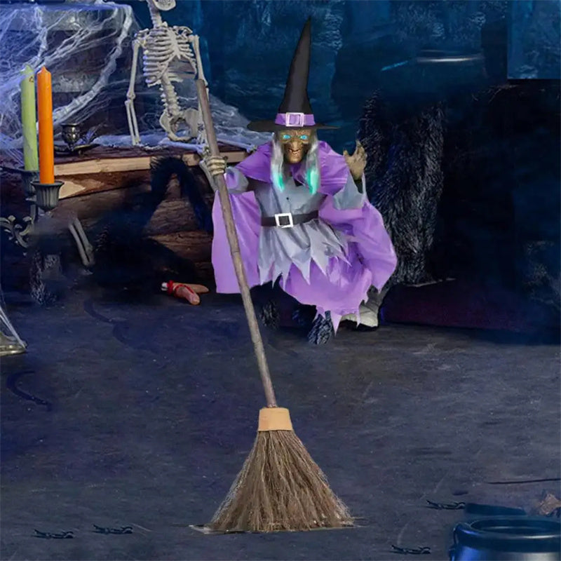 Halloween Flying Witch Decoration Halloween Ghost Outdoor Scary
