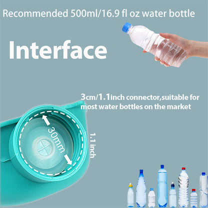 Portable Dog Drinking Bowl Outdoor Water Feeding Pet Outside Water Cup
