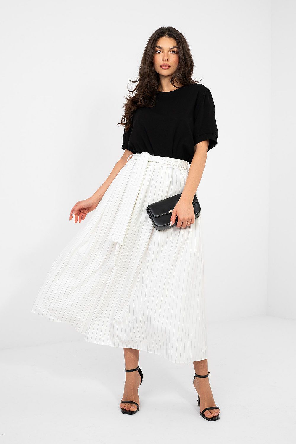 Midi Flared Cut Skirt