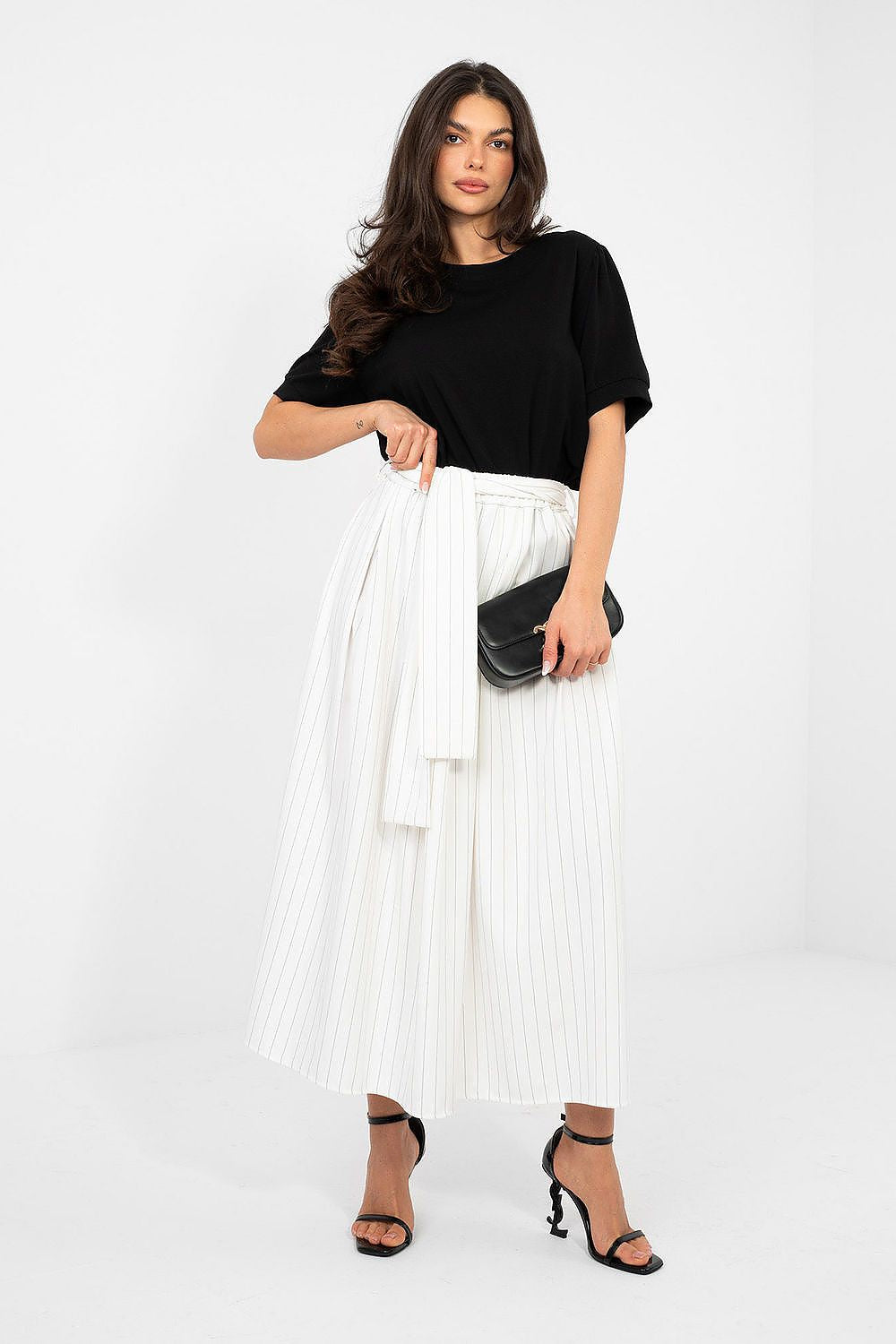 Midi Flared Cut Skirt