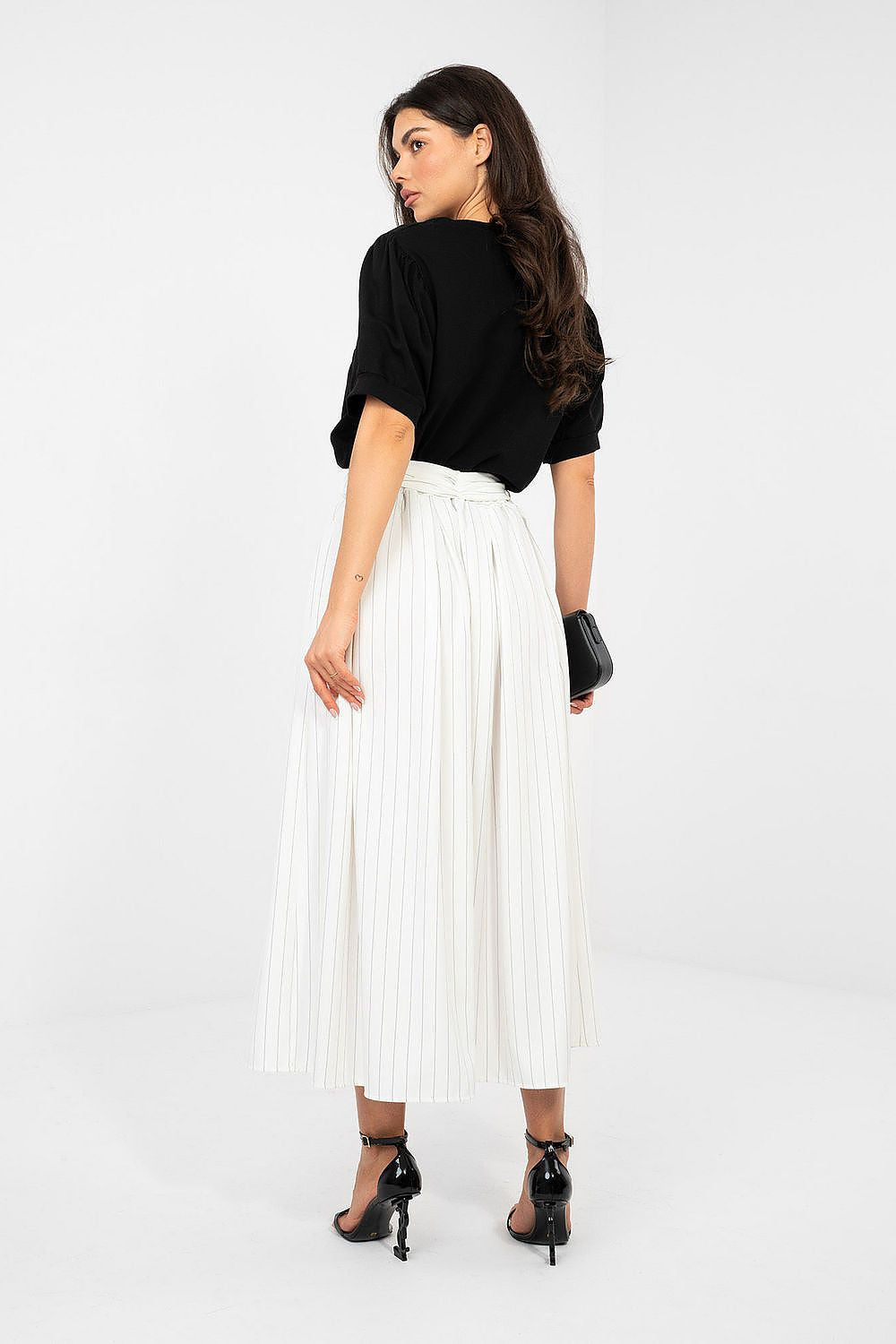 Midi Flared Cut Skirt