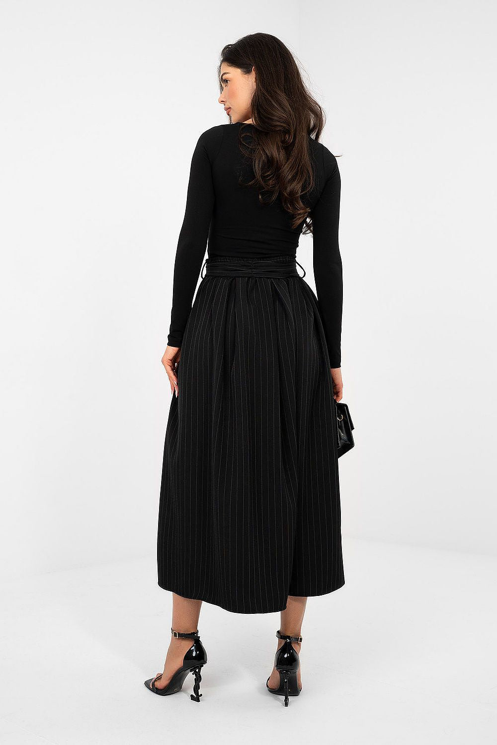 Midi Flared Cut Skirt