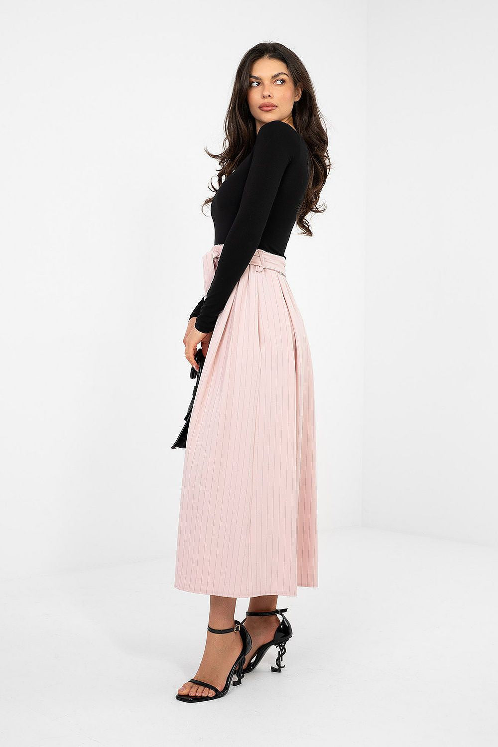 Midi Flared Cut Skirt