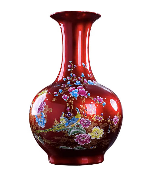 Jingdezhen Ceramic Fashion Vase Living Room Decor Piece