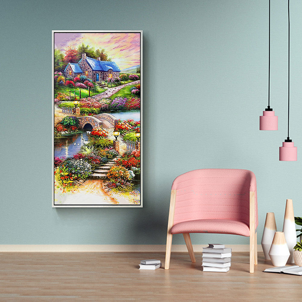 Watercolor Horse Canvas Painting Home Decoration