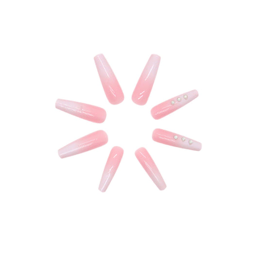 Press On Nails Kit with Glue and gel stickers Reusable Tips