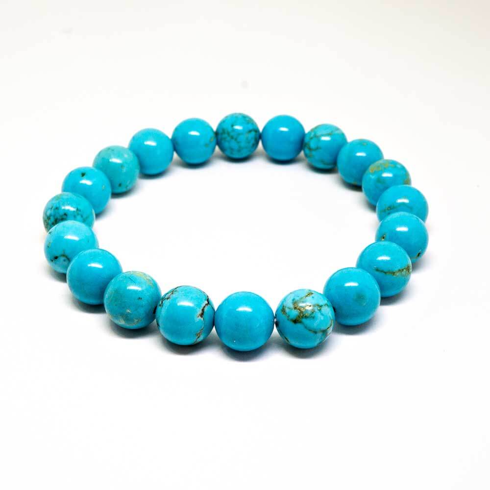 Turquoise Stone Beaded Bracelet