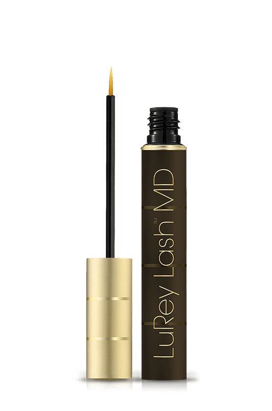 Eyelash Growth Serum LuRey Lash in a sleek tube with applicator, designed for longer and fuller lashes.