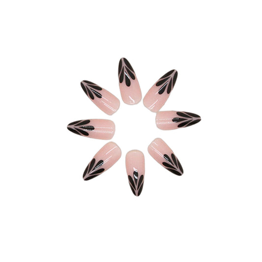 Press On Nails Kit with Glue and gel stickers Reusable Tips