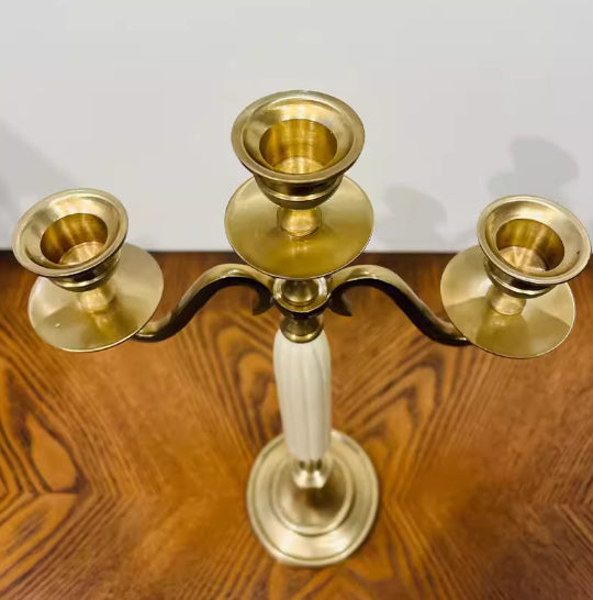 Brass Candlestick Retro Nostalgic Home Furnishings