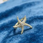 Stylish Resort-style Starfish Ring