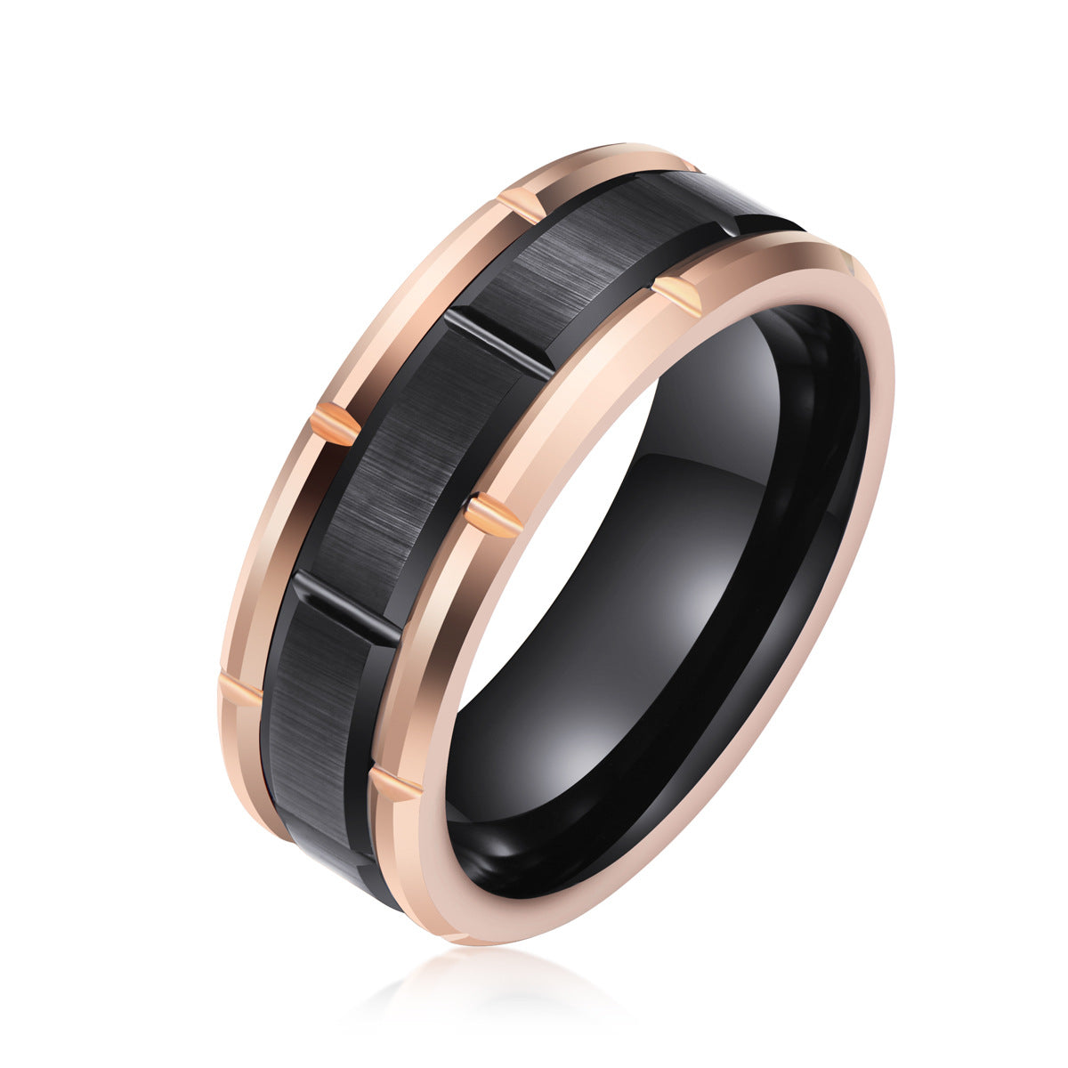 Fashionable  Minimalist  And Trendy Tungsten Steel Ring