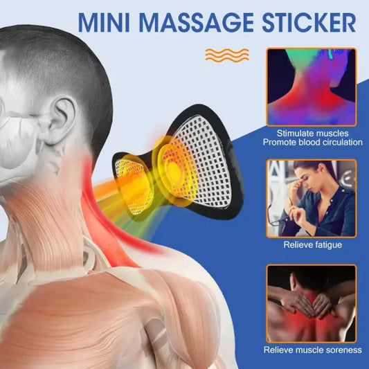 Electric Neck Massager EMS Low Frequency Device for Cervical Pain Relief