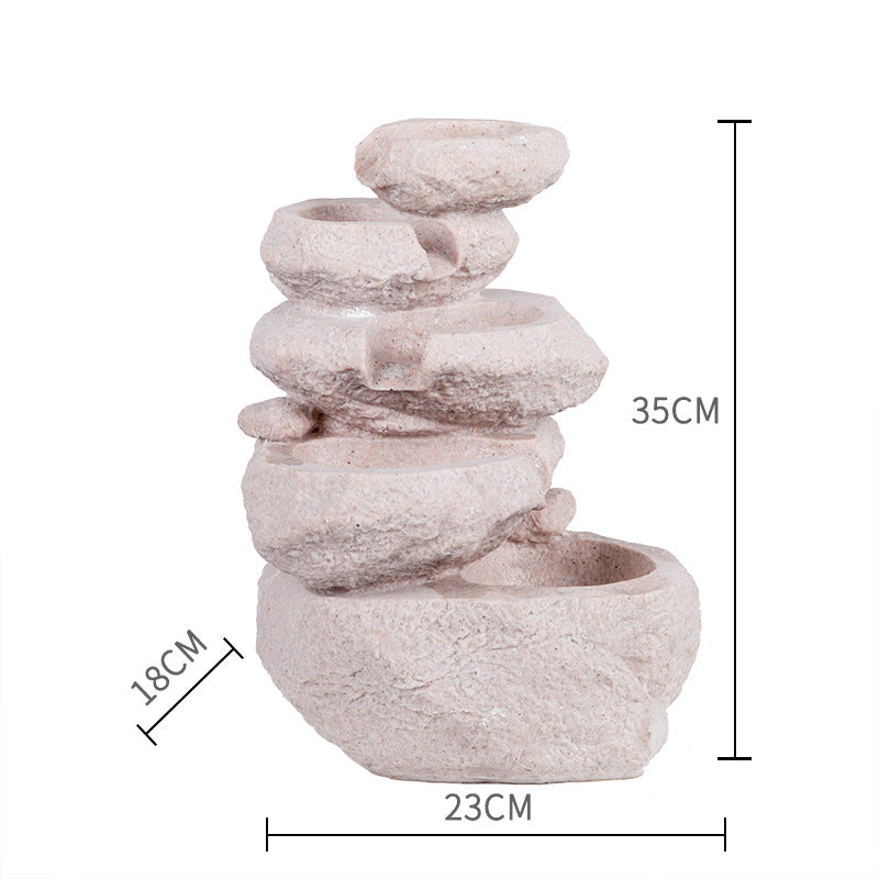 Home Fashion Small Rockery Transfer Ball Desktop