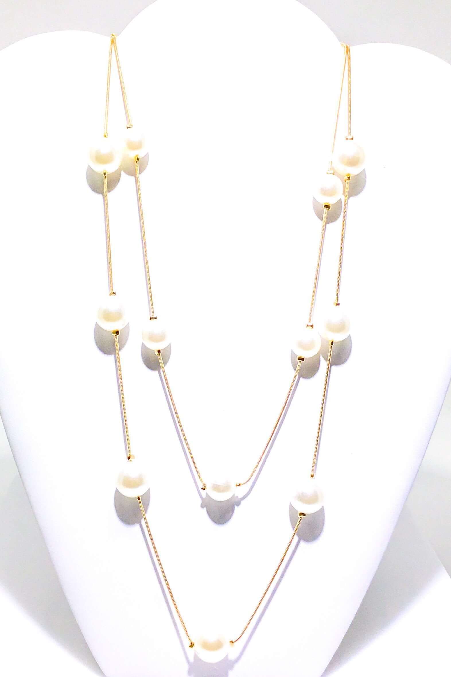 Necklace - Faith & Pearls