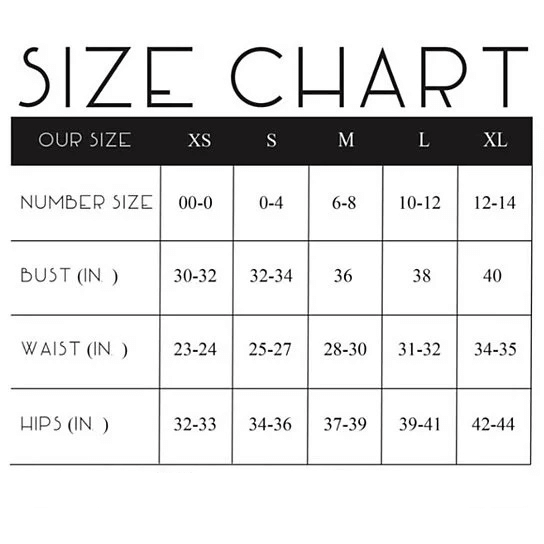 Size chart for All Seasons Yoga Shorts Stretchable With Phone Pocket showing bust, waist, and hip measurements.