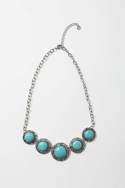 La Floraison Turquoise Necklace